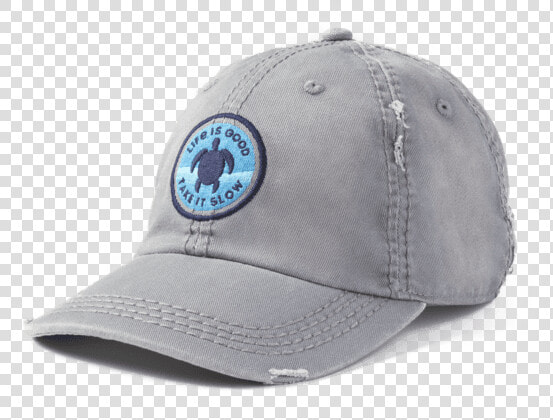 Take It Slow Turtle Sunwashed Chill Cap   Life Is Good Take It Slow Cap  HD Png DownloadTransparent PNG