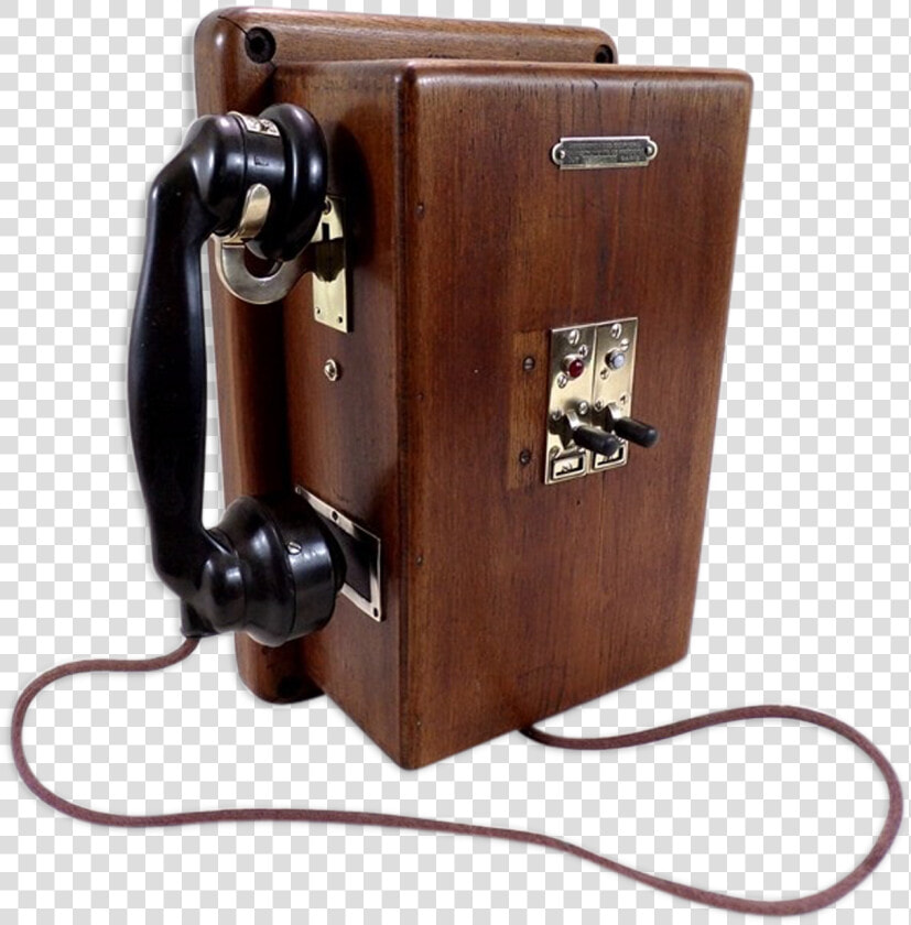Phone Old Telephone Standard Wooden Brass And Metal   Plywood  HD Png DownloadTransparent PNG