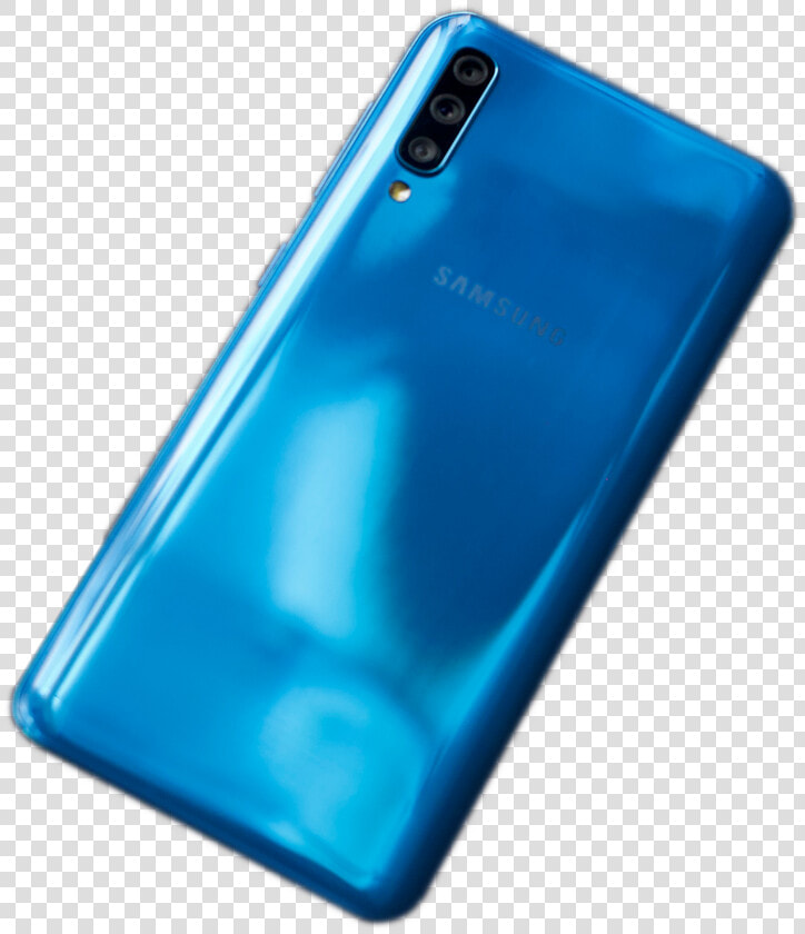 Samsung Galaxy A50 Blue Without Background   Samsung Galaxy A50  HD Png DownloadTransparent PNG