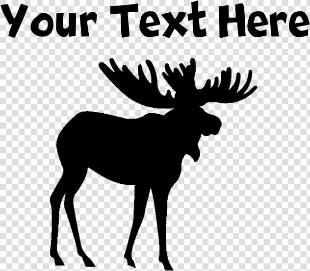 Custom Moose Silhouette Mousepad   Png Download   Handle Bar Mustache Clipart  Transparent PngTransparent PNG