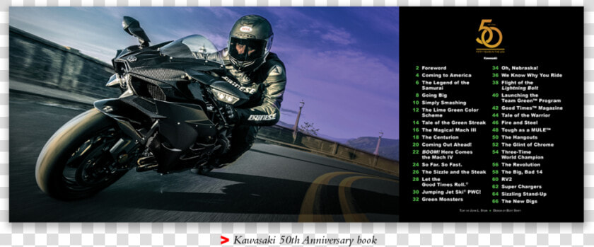 Kawasaki 50th 002   Motorcycle  HD Png DownloadTransparent PNG