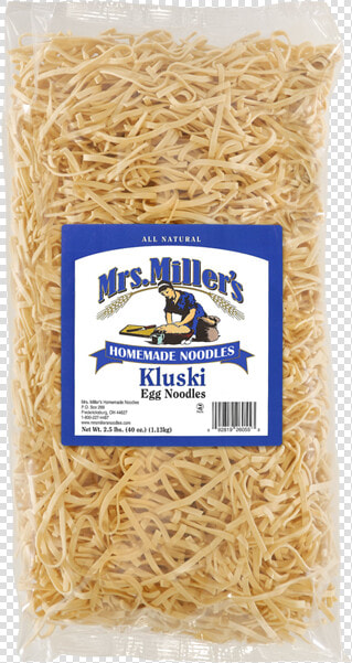 Bulk Kluski   Web   Mrs Miller  39 s Kluski Noodles  HD Png DownloadTransparent PNG