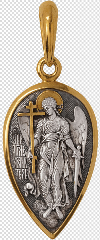 Russian Orthodox Silver Icon Medal Pendant Guardian   Locket  HD Png DownloadTransparent PNG