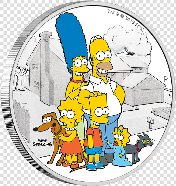 Transparent Simpsons Donut Png   Simpsons Coins Perth Mint  Png DownloadTransparent PNG