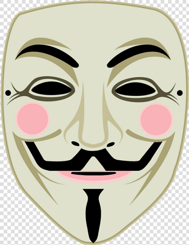 Gunpowder Plot Guy Fawkes Mask V For Vendetta Anonymous   Printable V For Vendetta Mask  HD Png DownloadTransparent PNG