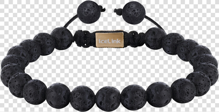 Lava With Rose Gold Accents Bead Bracelet   Bracelet  HD Png DownloadTransparent PNG