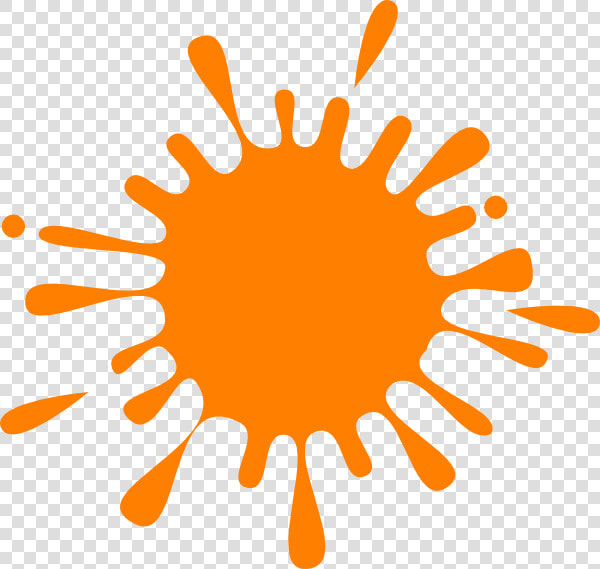 Orange Splash Ink Clip   Purple Splash Of Paint  HD Png DownloadTransparent PNG