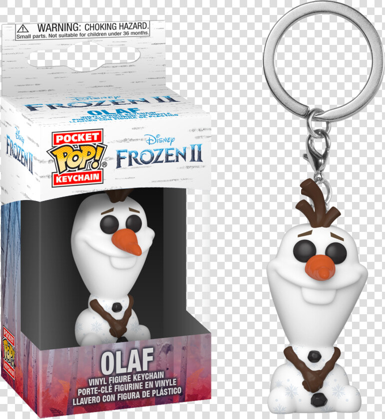 Olaf Pocket Pop Vinyl Keychain   Frozen 2 Funko Pop  HD Png DownloadTransparent PNG