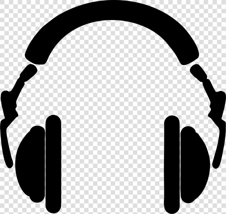 Headset monochrome Photography headphones   Clip Art Headphones  HD Png DownloadTransparent PNG