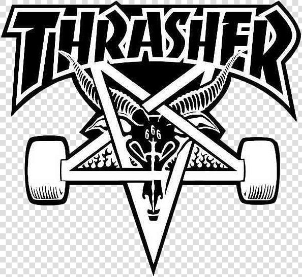 Image Freeuse Download Skater Drawing Thrasher   Thrasher Logo  HD Png DownloadTransparent PNG