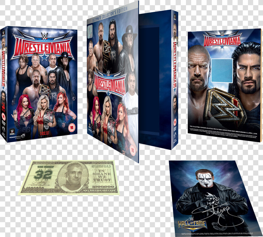 Wwe Wrestlemania Dvd Collectors Edition  HD Png DownloadTransparent PNG
