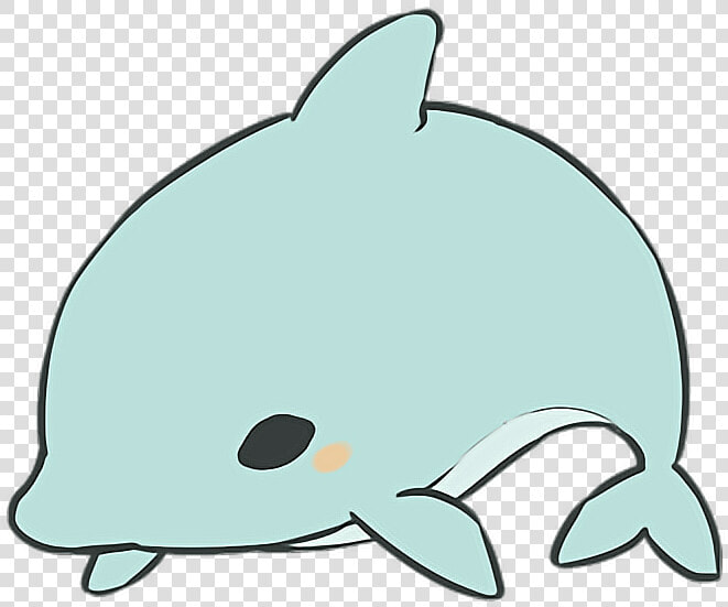 Dolphin Clipart Kawaii   Kawaii Cute Cartoon Dolphin  HD Png DownloadTransparent PNG