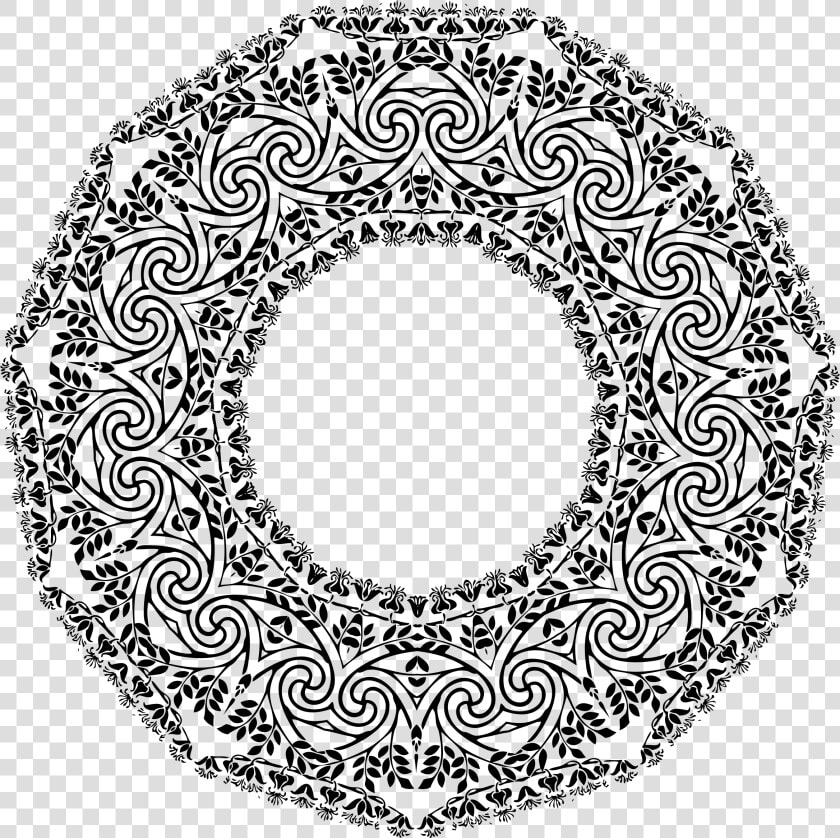 Art Nouveau Design 7 Clip Arts   Art Nouveau Pattern Free  HD Png DownloadTransparent PNG