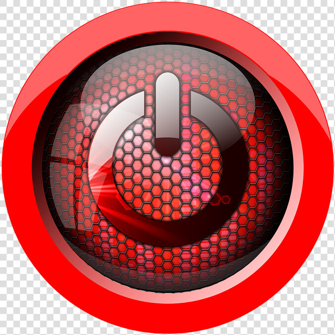 Icon  Web Icon  Power  Red  Glass  Flash   Red Power Icon Png  Transparent PngTransparent PNG