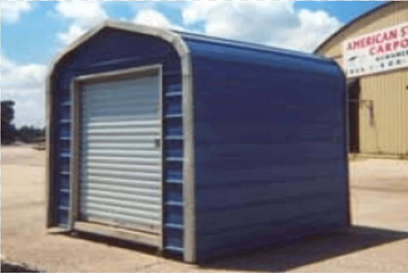 Roll Up Shed Cooper Carports   アメリカン スチール ガレージ バイク  HD Png DownloadTransparent PNG