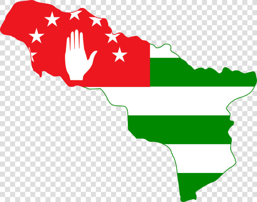 Flag Map Flagartist   Abkhazia Flag Map  HD Png DownloadTransparent PNG