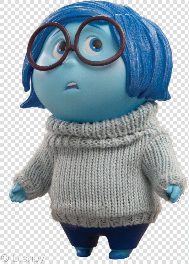 Sadness Action Figure   Sad Inside Out Transparent  HD Png DownloadTransparent PNG