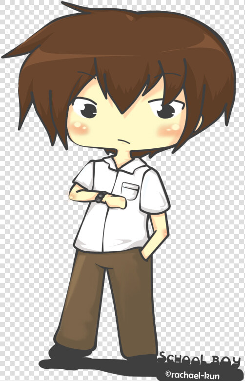 Chibi School Boy By Rachael kun   Chibi  HD Png DownloadTransparent PNG