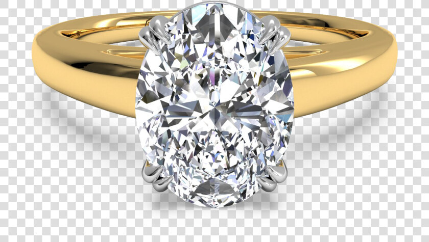 Cathedral Set Emerald Cut Ring  HD Png DownloadTransparent PNG