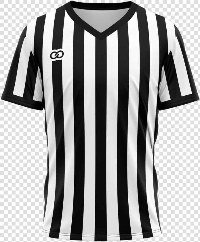 Referee V Neck Tee   Monochrome  HD Png DownloadTransparent PNG
