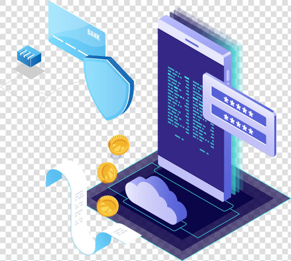 Telecom Billing Outsourcing Market   Cloud Computing Isometric Png  Transparent PngTransparent PNG