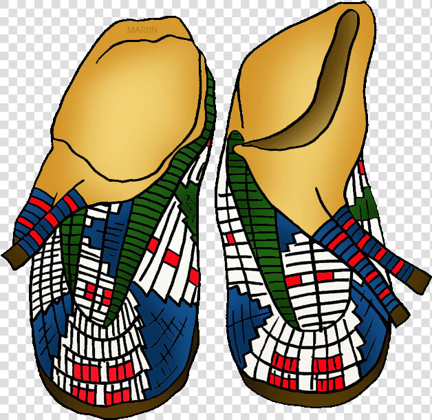 Native American Clipart Moccasin   Native American Moccasins Clipart  HD Png DownloadTransparent PNG