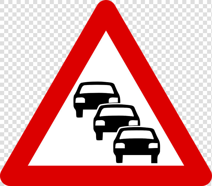 Car  Heavy Traffic  Sign  Traffic Icon   Road Signs In Ghana  HD Png DownloadTransparent PNG