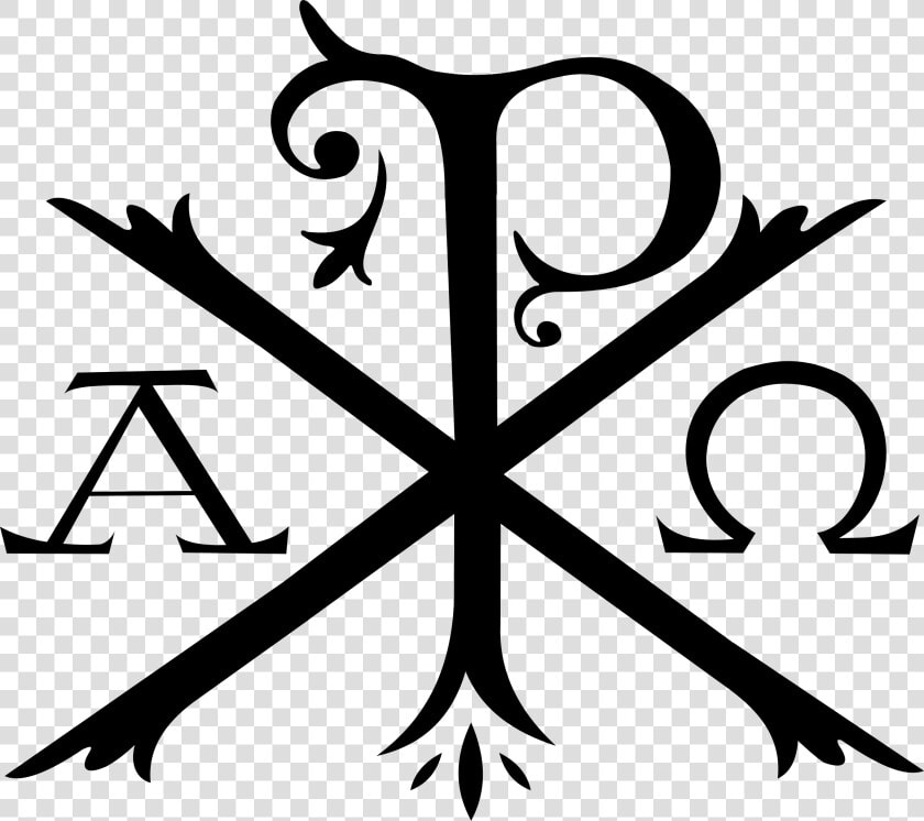 Chi Rho Alpha And Omega Christian Cross Symbol   Chi Rho Png  Transparent PngTransparent PNG