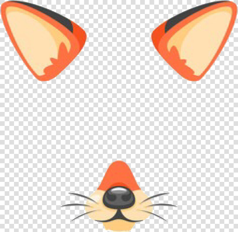  ftestickers  fox  mask  filter  overlay  effects  makeup   Fox Filter Png  Transparent PngTransparent PNG