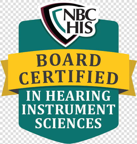 Board Certified Logo In Hearing Instrument Sciences  HD Png DownloadTransparent PNG