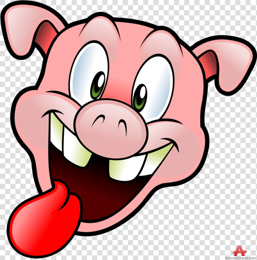 Pig Clipart With Tongue Out Free Design Transparent   Cartoon Pig With Tongue Out  HD Png DownloadTransparent PNG