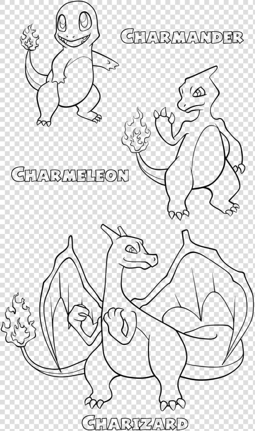 Baby Charizard Coloring Pages Charmander Coloring Pages   Charmander Charizard Coloring Page  HD Png DownloadTransparent PNG