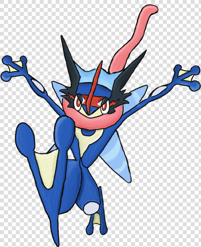 “ash Greninja Strikes Silently i’m Super Hyped For   Ash Greninja Png  Transparent PngTransparent PNG
