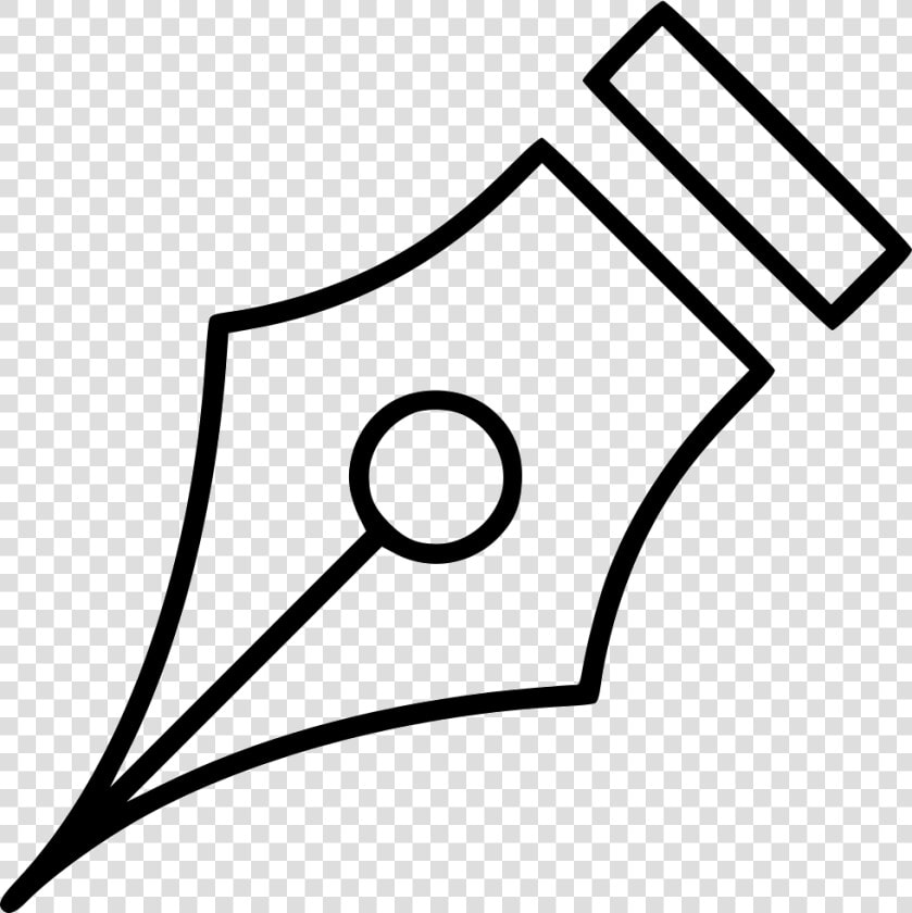 Nib Pen Pen Nib Writing Ink   Nib Black And White  HD Png DownloadTransparent PNG