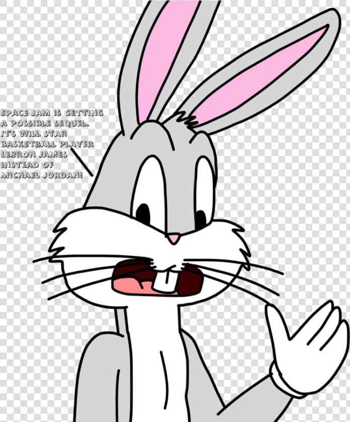 Lola Bunny Png  jpg Black And White Library Bunny Talks   Space Jam Bugs Bunny  Transparent PngTransparent PNG