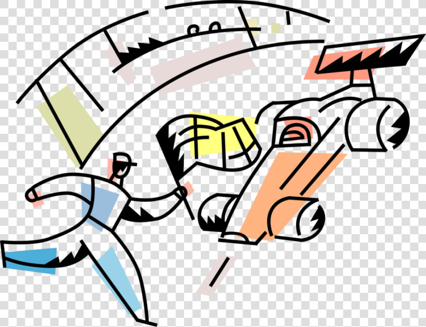 Vector Illustration Of Formula One Motorsports Race  HD Png DownloadTransparent PNG