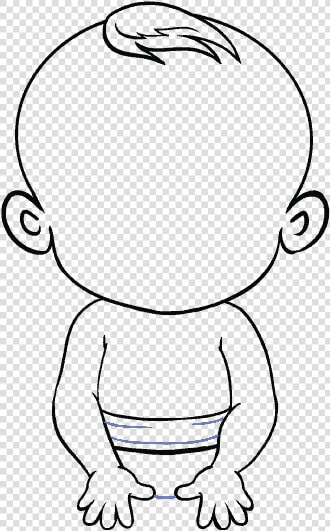 How To Draw Baby   Draw A Baby Easy  HD Png DownloadTransparent PNG