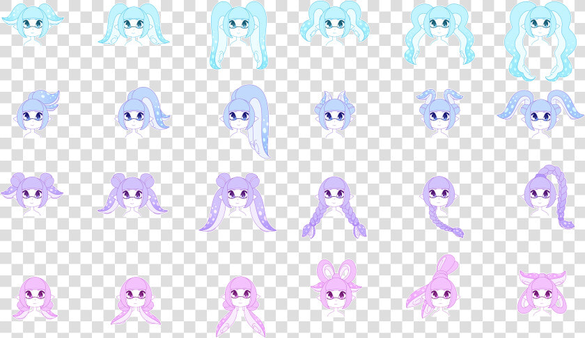 Splatoon Hair Png   Cute Inkling Girl Hairstyles  Transparent PngTransparent PNG
