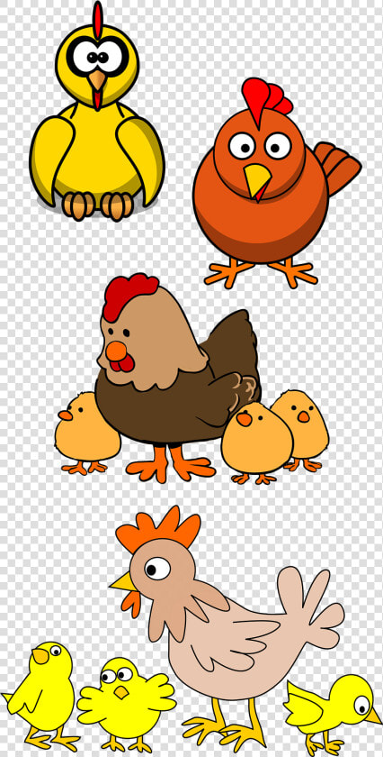 Cattle Baby Jungle Animals   Chickens Clipart  HD Png DownloadTransparent PNG