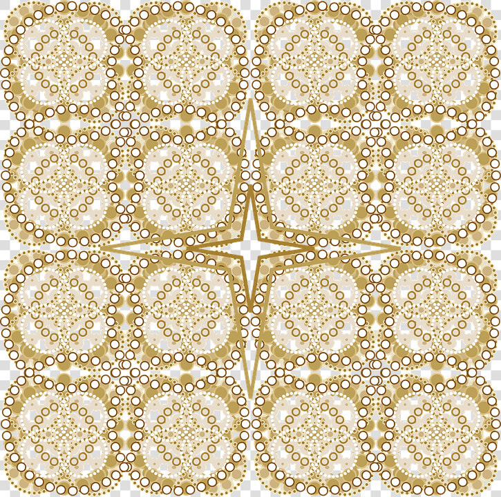 Graphic  Pattern  Intricate  Gold  Design  Decor  Tile   Circle  HD Png DownloadTransparent PNG