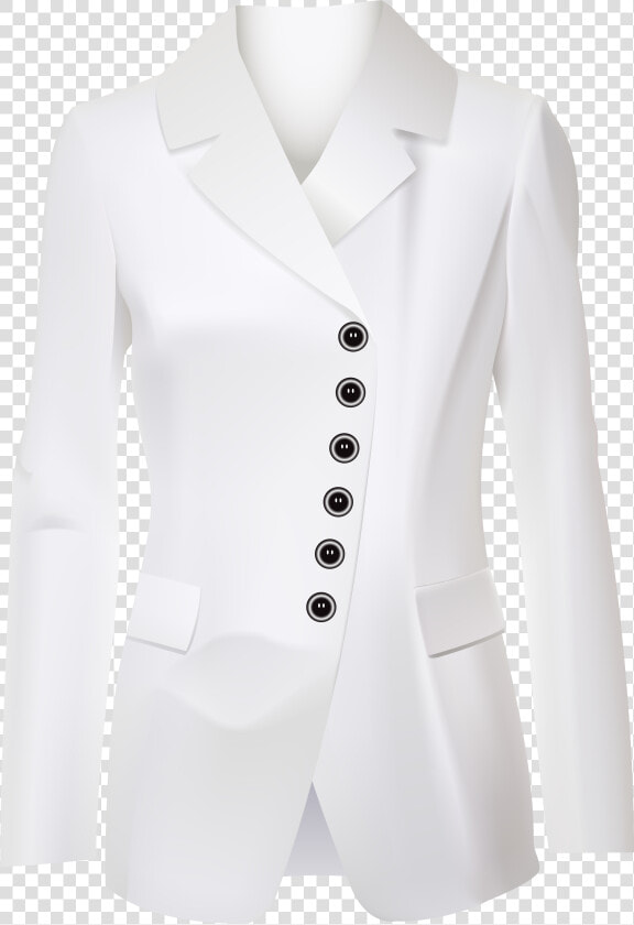 Female White Jacket Png Clipart   Formal Wear  Transparent PngTransparent PNG