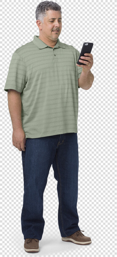 Type 2 Diabetes Patient Looking At Phone   Png Someone With A Phone  Transparent PngTransparent PNG