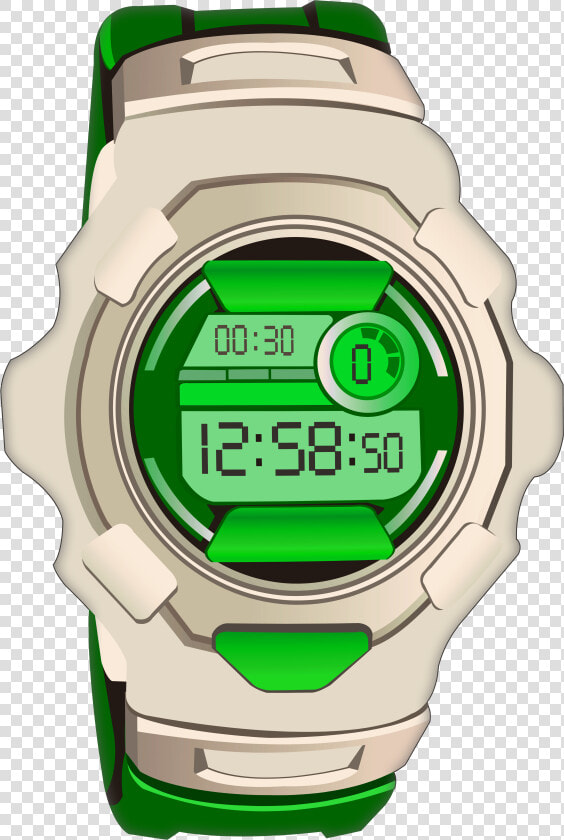 Green Sport Digital Watch Png Clip Art  Transparent PngTransparent PNG