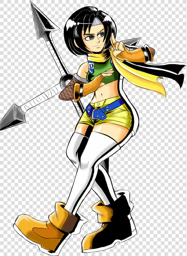 Yuffie Kisaragi   Cartoon  HD Png DownloadTransparent PNG
