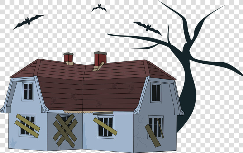 Transparent House Clipart Png   Abandoned House Clip Art  Png DownloadTransparent PNG
