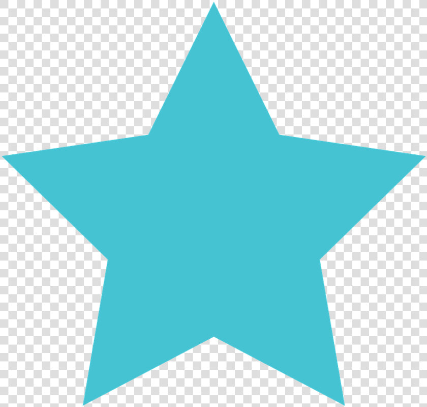 Clipart Stars Turquoise   Vector Star Icon Png  Transparent PngTransparent PNG