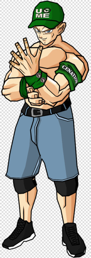 John Cena By Legofrieza Clipartlook   Wwe John Cena Dbz  HD Png DownloadTransparent PNG