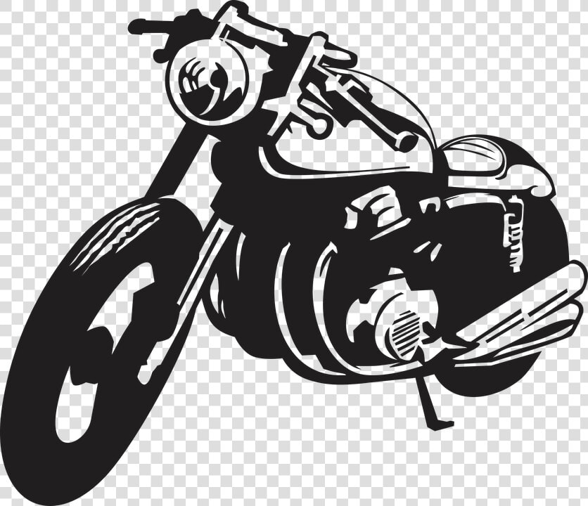 Cafe Racer  Motor  Motorcycle  Vintage  Vector  Bike   Motorcycle Silhouette  HD Png DownloadTransparent PNG