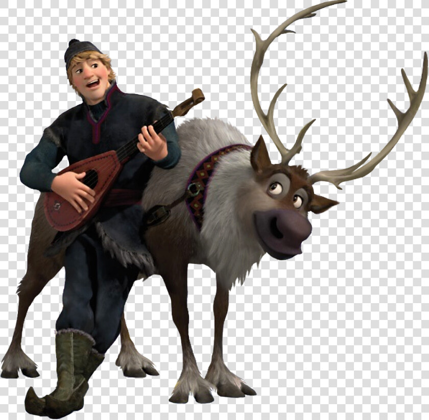 Transparent Elsa Clipart   Frozen Sven And Kristoff  HD Png DownloadTransparent PNG