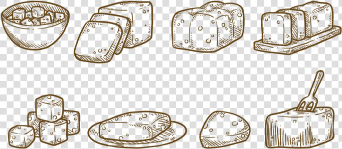 Tofu Icons Vector  HD Png DownloadTransparent PNG